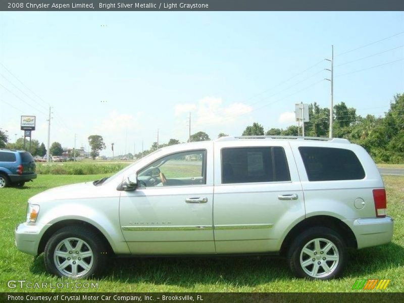 Bright Silver Metallic / Light Graystone 2008 Chrysler Aspen Limited