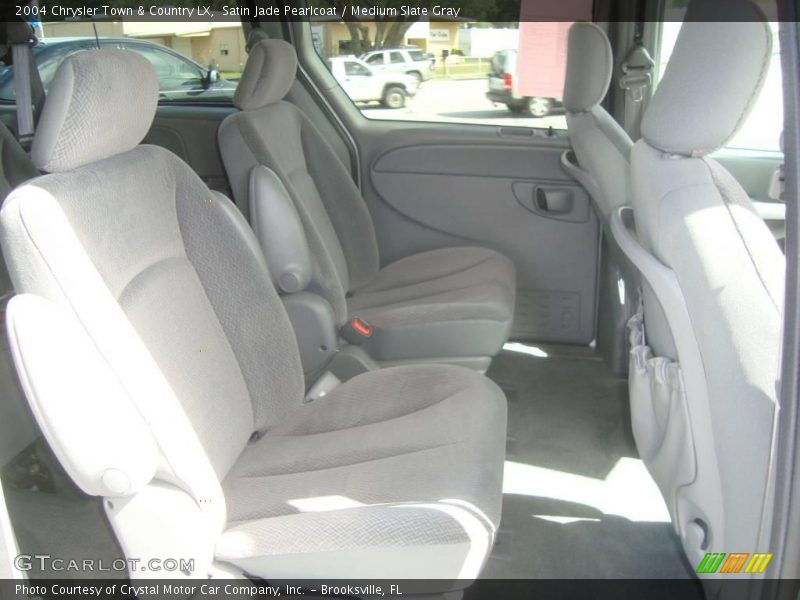 Satin Jade Pearlcoat / Medium Slate Gray 2004 Chrysler Town & Country LX