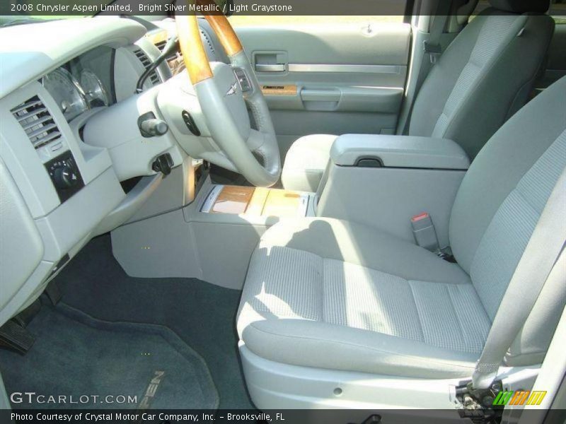 Bright Silver Metallic / Light Graystone 2008 Chrysler Aspen Limited
