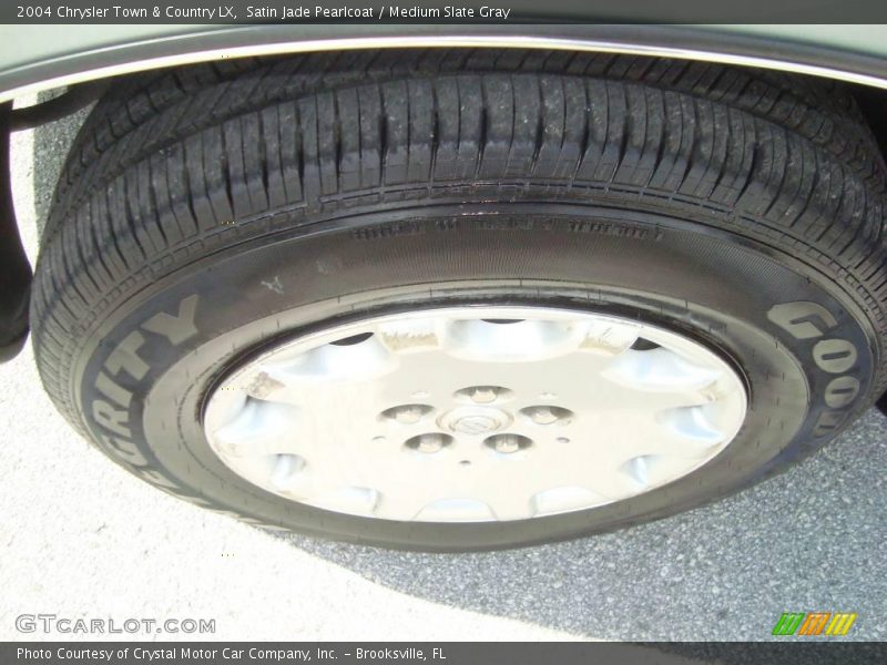 Satin Jade Pearlcoat / Medium Slate Gray 2004 Chrysler Town & Country LX