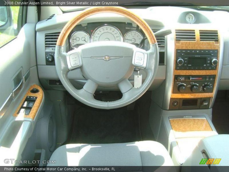 Bright Silver Metallic / Light Graystone 2008 Chrysler Aspen Limited