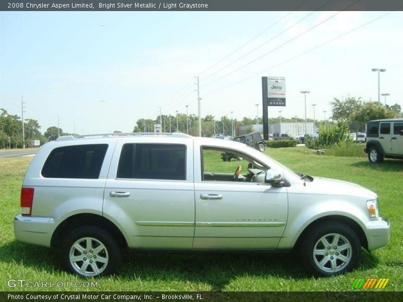 Bright Silver Metallic / Light Graystone 2008 Chrysler Aspen Limited