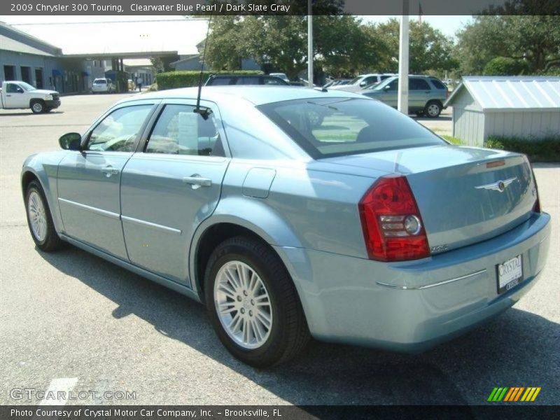 Clearwater Blue Pearl / Dark Slate Gray 2009 Chrysler 300 Touring