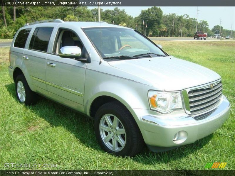 Bright Silver Metallic / Light Graystone 2008 Chrysler Aspen Limited