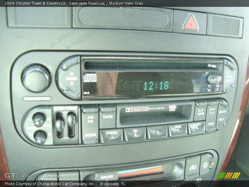 Satin Jade Pearlcoat / Medium Slate Gray 2004 Chrysler Town & Country LX