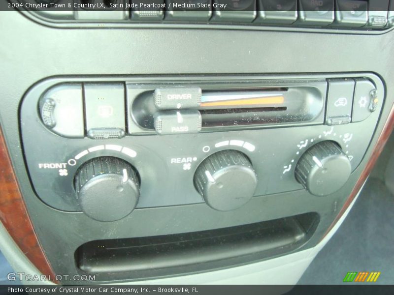 Satin Jade Pearlcoat / Medium Slate Gray 2004 Chrysler Town & Country LX
