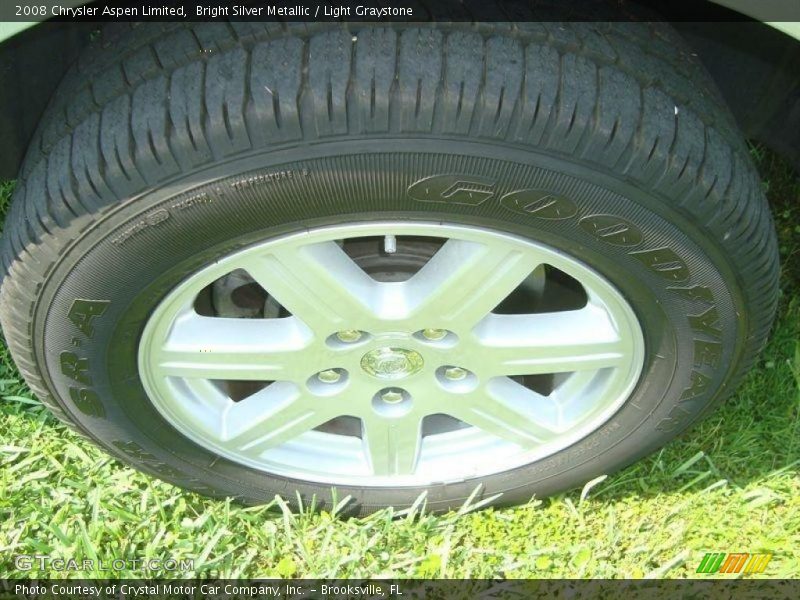 Bright Silver Metallic / Light Graystone 2008 Chrysler Aspen Limited