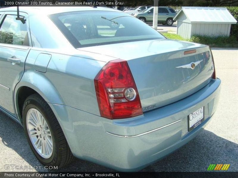 Clearwater Blue Pearl / Dark Slate Gray 2009 Chrysler 300 Touring