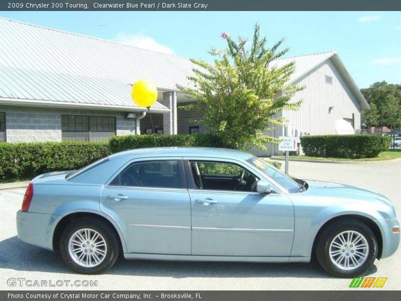 Clearwater Blue Pearl / Dark Slate Gray 2009 Chrysler 300 Touring