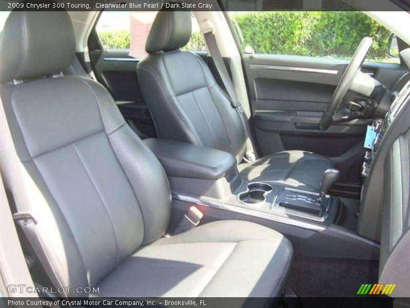 Clearwater Blue Pearl / Dark Slate Gray 2009 Chrysler 300 Touring