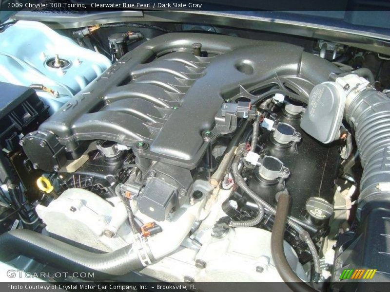 Clearwater Blue Pearl / Dark Slate Gray 2009 Chrysler 300 Touring