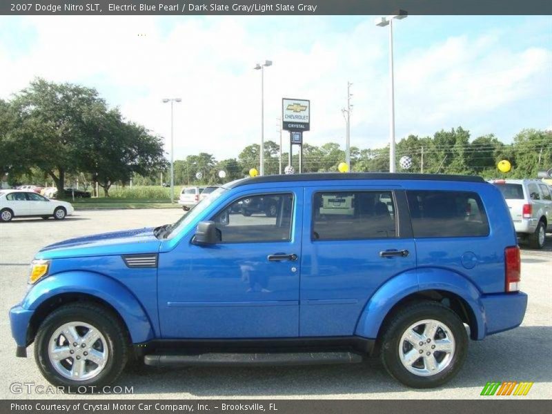Electric Blue Pearl / Dark Slate Gray/Light Slate Gray 2007 Dodge Nitro SLT