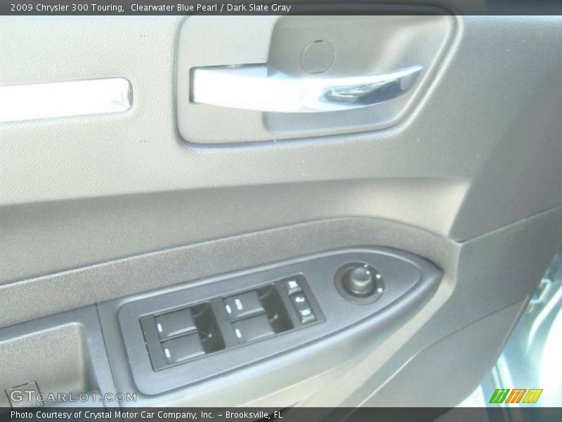 Clearwater Blue Pearl / Dark Slate Gray 2009 Chrysler 300 Touring