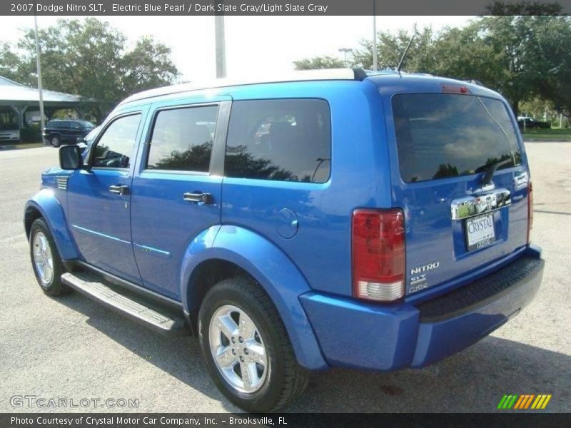 Electric Blue Pearl / Dark Slate Gray/Light Slate Gray 2007 Dodge Nitro SLT