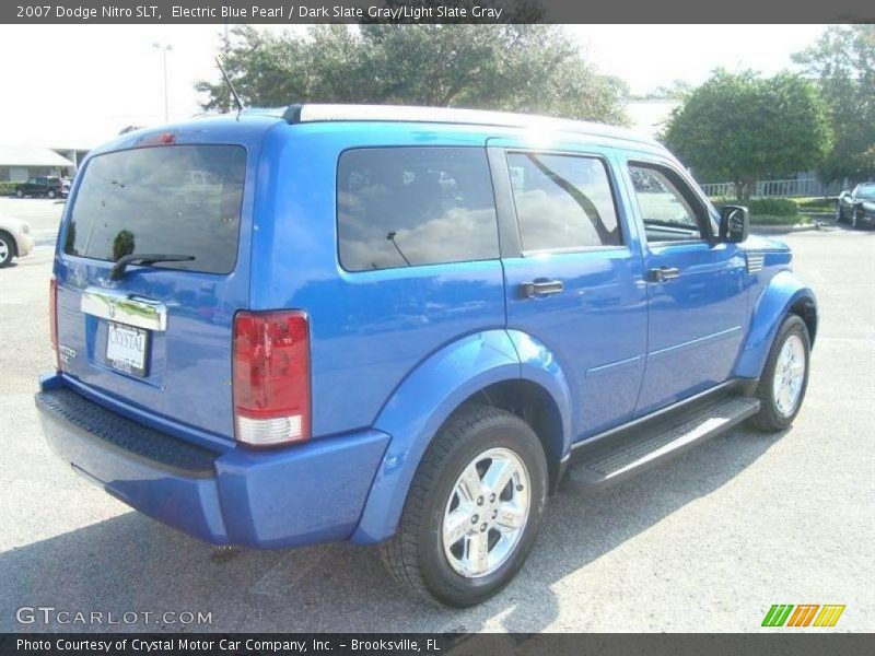 Electric Blue Pearl / Dark Slate Gray/Light Slate Gray 2007 Dodge Nitro SLT