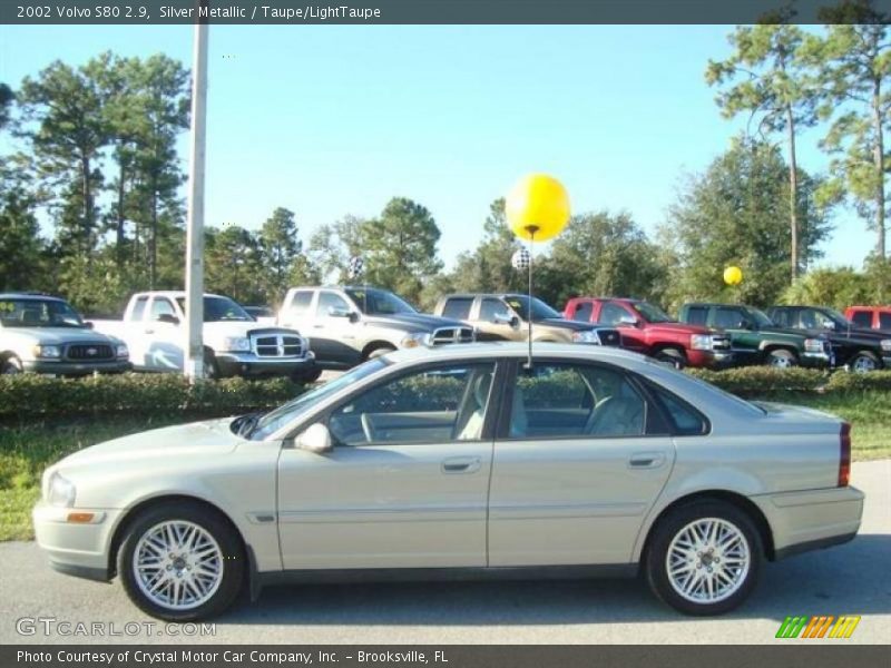 Silver Metallic / Taupe/LightTaupe 2002 Volvo S80 2.9