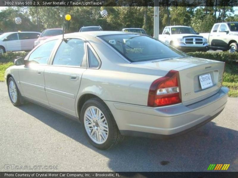Silver Metallic / Taupe/LightTaupe 2002 Volvo S80 2.9