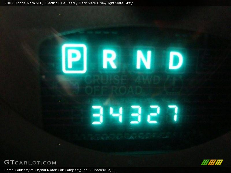 Electric Blue Pearl / Dark Slate Gray/Light Slate Gray 2007 Dodge Nitro SLT