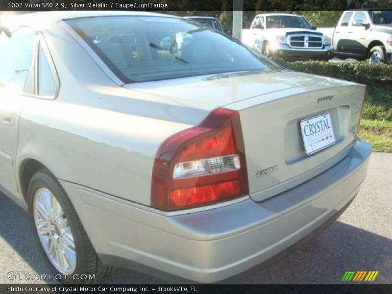 Silver Metallic / Taupe/LightTaupe 2002 Volvo S80 2.9