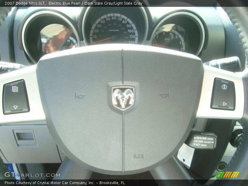 Electric Blue Pearl / Dark Slate Gray/Light Slate Gray 2007 Dodge Nitro SLT