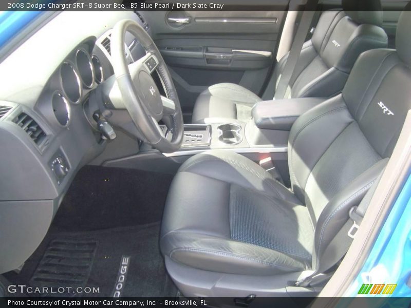 B5 Blue Pearl / Dark Slate Gray 2008 Dodge Charger SRT-8 Super Bee