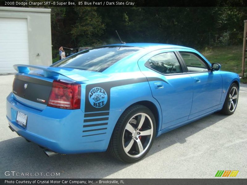 B5 Blue Pearl / Dark Slate Gray 2008 Dodge Charger SRT-8 Super Bee