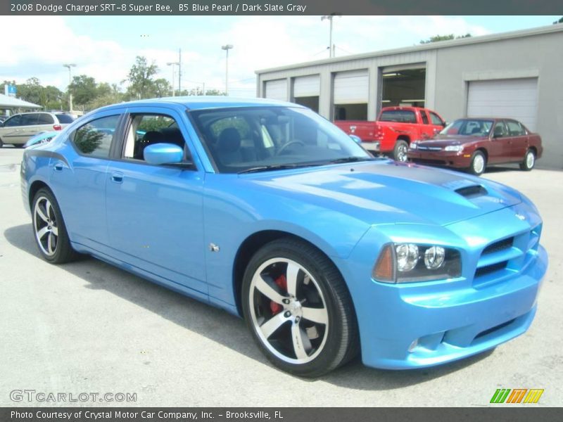 B5 Blue Pearl / Dark Slate Gray 2008 Dodge Charger SRT-8 Super Bee