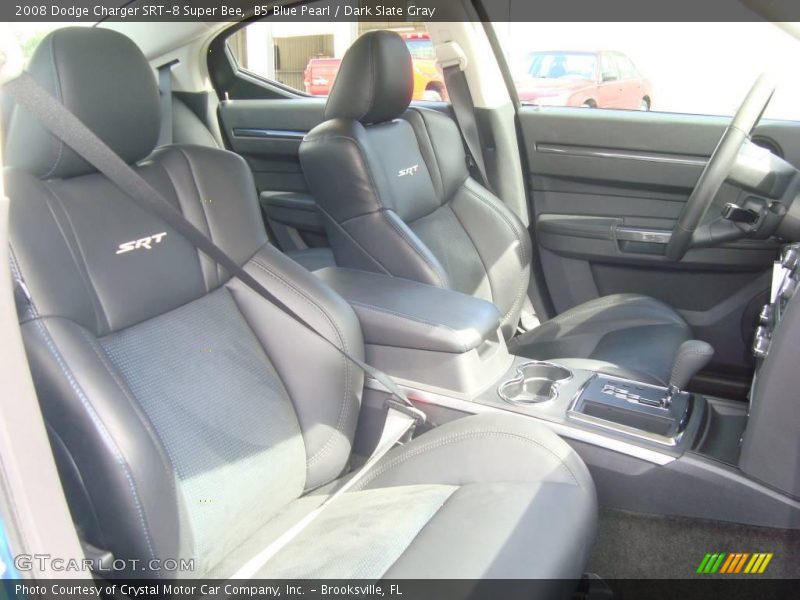 B5 Blue Pearl / Dark Slate Gray 2008 Dodge Charger SRT-8 Super Bee