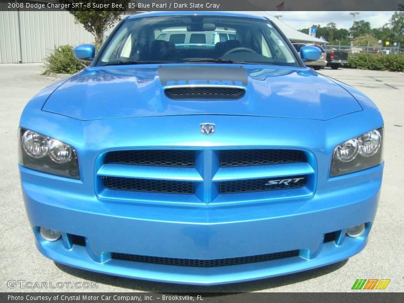 B5 Blue Pearl / Dark Slate Gray 2008 Dodge Charger SRT-8 Super Bee