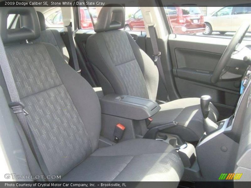 Stone White / Dark Slate Gray 2009 Dodge Caliber SE
