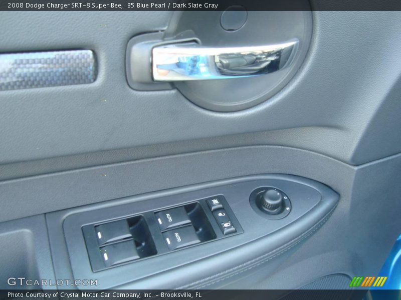 B5 Blue Pearl / Dark Slate Gray 2008 Dodge Charger SRT-8 Super Bee