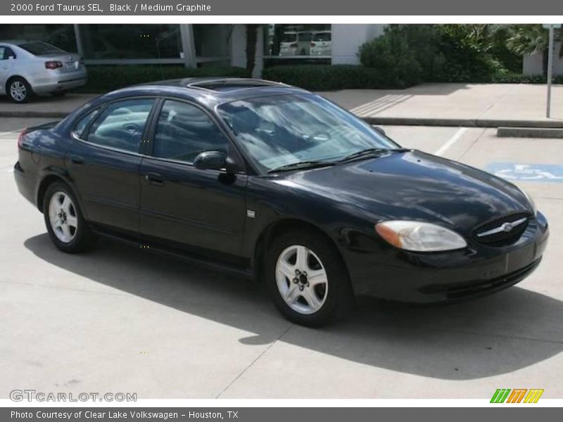 Black / Medium Graphite 2000 Ford Taurus SEL