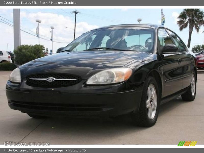 Black / Medium Graphite 2000 Ford Taurus SEL