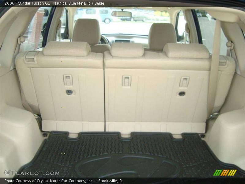 Nautical Blue Metallic / Beige 2006 Hyundai Tucson GL