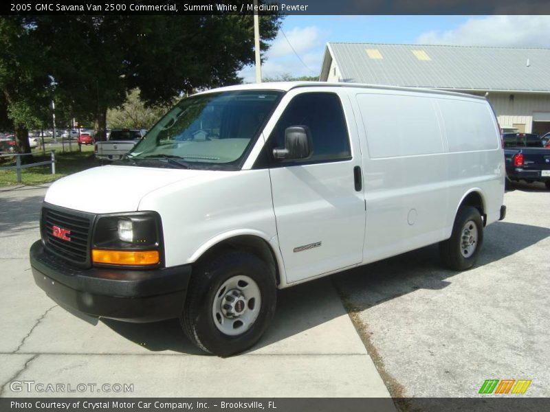 Summit White / Medium Pewter 2005 GMC Savana Van 2500 Commercial