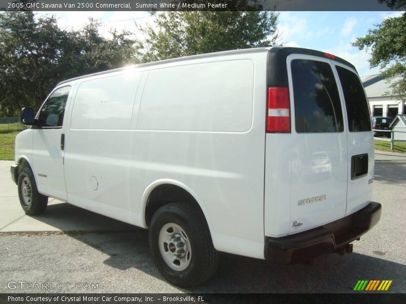 Summit White / Medium Pewter 2005 GMC Savana Van 2500 Commercial