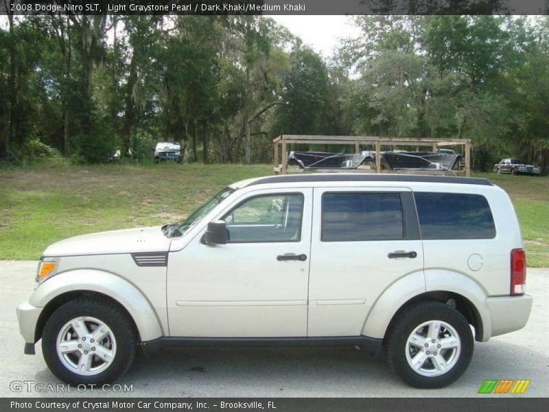 Light Graystone Pearl / Dark Khaki/Medium Khaki 2008 Dodge Nitro SLT