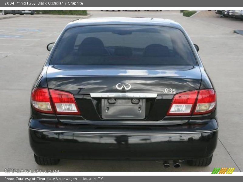 Black Obsidian / Graphite 2004 Infiniti I 35