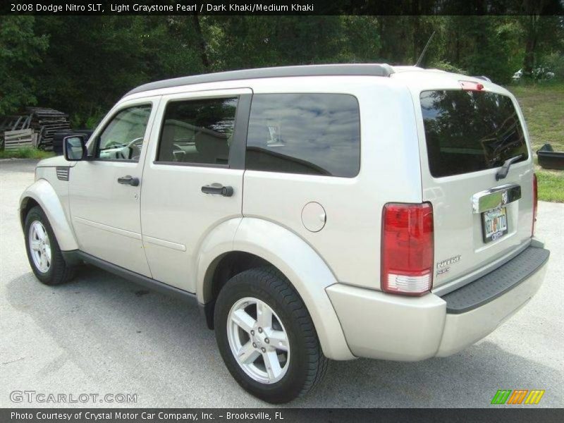 Light Graystone Pearl / Dark Khaki/Medium Khaki 2008 Dodge Nitro SLT