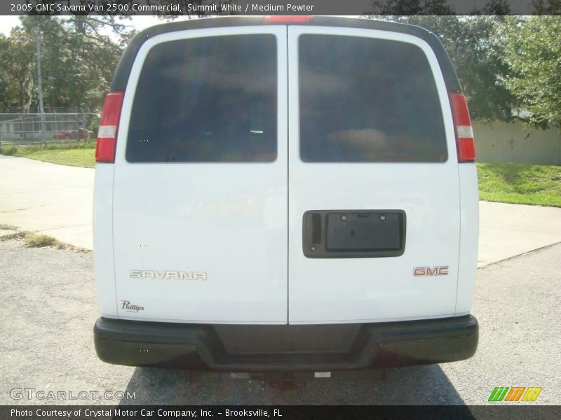 Summit White / Medium Pewter 2005 GMC Savana Van 2500 Commercial