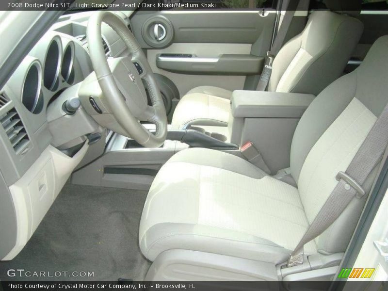 Light Graystone Pearl / Dark Khaki/Medium Khaki 2008 Dodge Nitro SLT