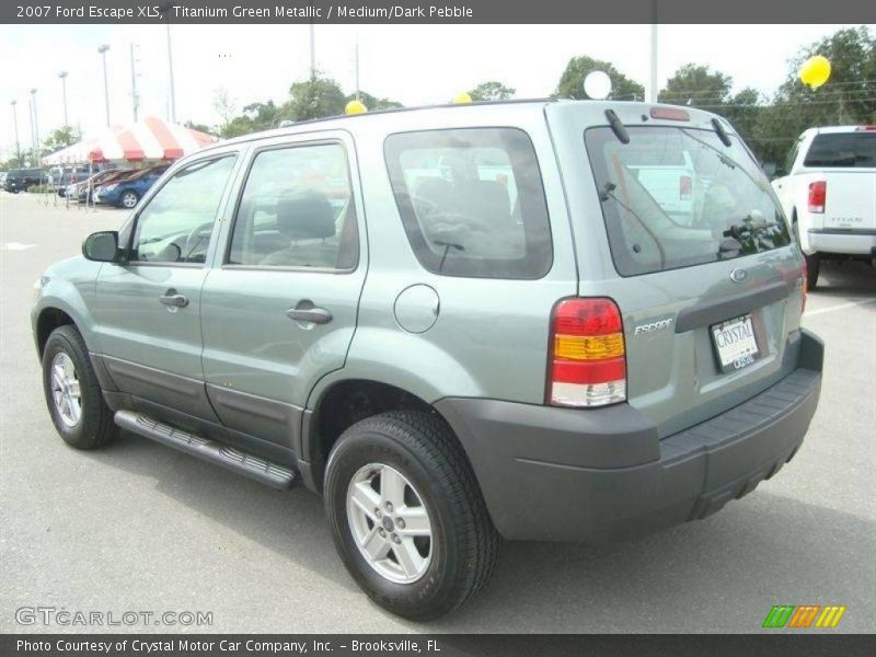 Titanium Green Metallic / Medium/Dark Pebble 2007 Ford Escape XLS