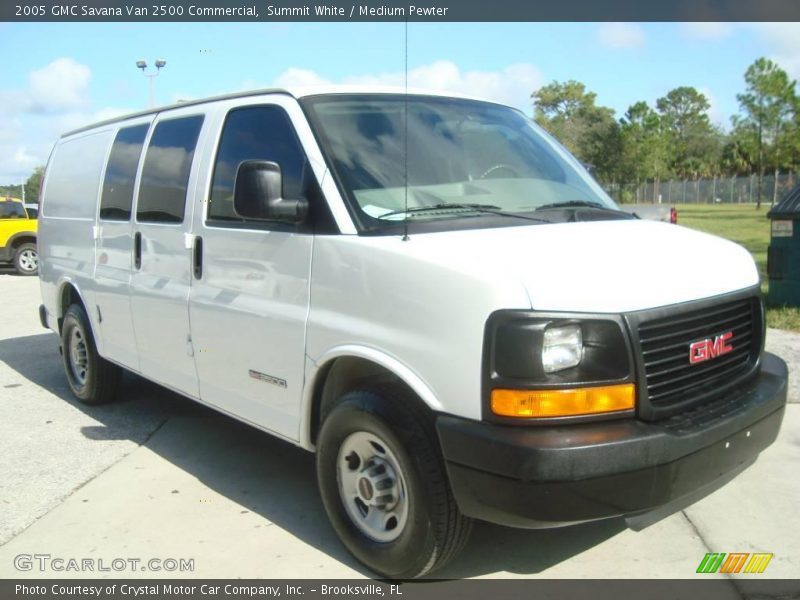 Summit White / Medium Pewter 2005 GMC Savana Van 2500 Commercial