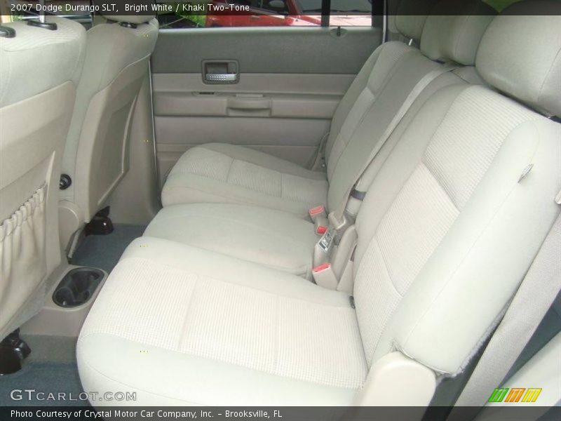 Bright White / Khaki Two-Tone 2007 Dodge Durango SLT