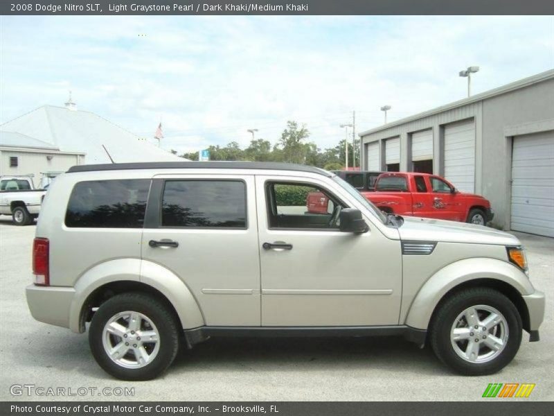 Light Graystone Pearl / Dark Khaki/Medium Khaki 2008 Dodge Nitro SLT