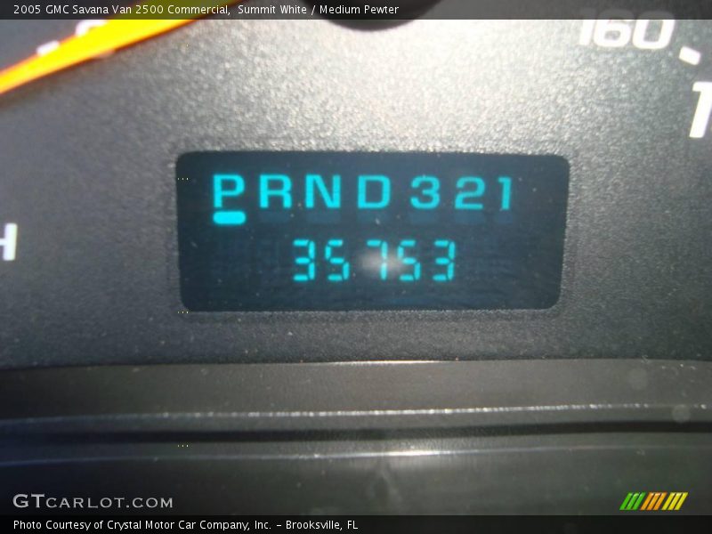 Summit White / Medium Pewter 2005 GMC Savana Van 2500 Commercial