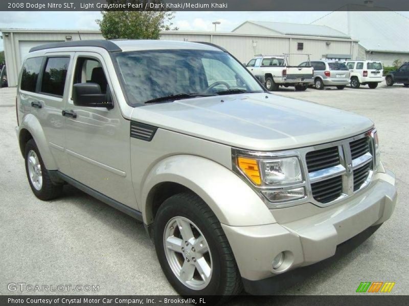 Light Graystone Pearl / Dark Khaki/Medium Khaki 2008 Dodge Nitro SLT