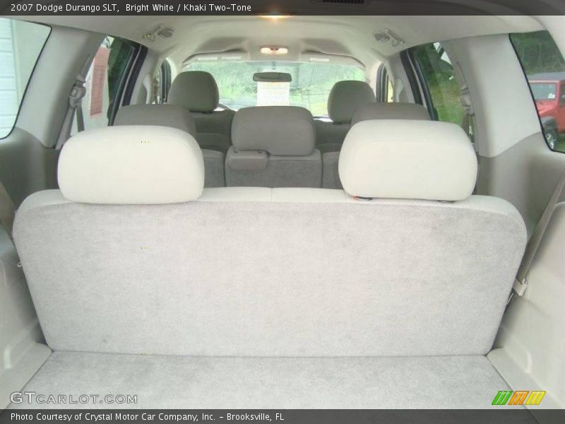 Bright White / Khaki Two-Tone 2007 Dodge Durango SLT