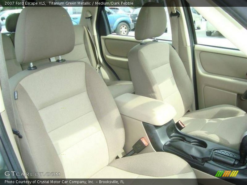 Titanium Green Metallic / Medium/Dark Pebble 2007 Ford Escape XLS