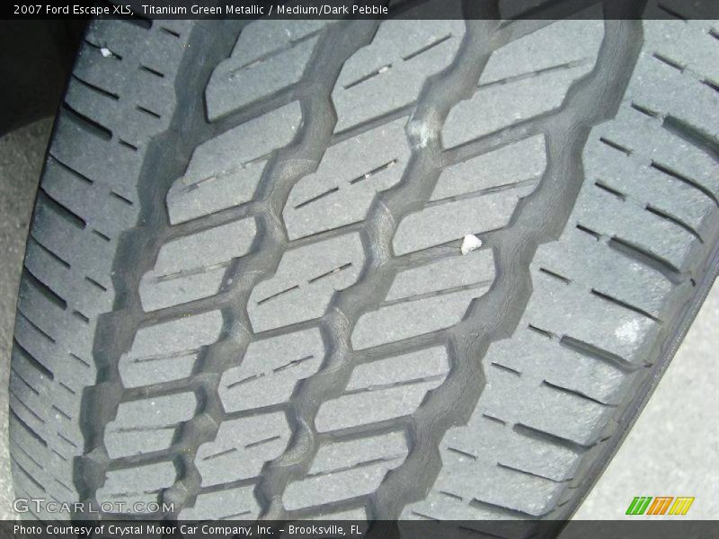 Titanium Green Metallic / Medium/Dark Pebble 2007 Ford Escape XLS